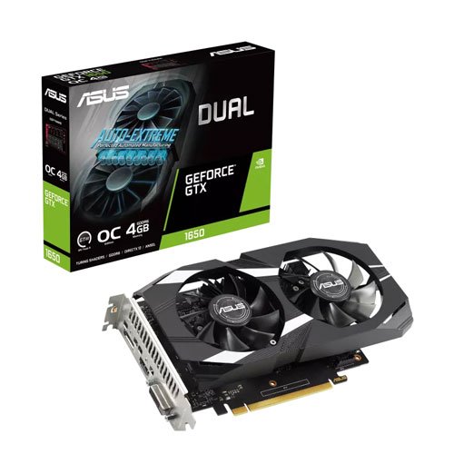 Asus Dual Geforce GTX 1650 4GB GDDR6X OC Graphics Card