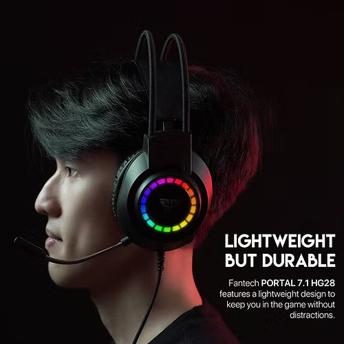 FANTECH HG28 PORTAL 7.1 Over-Ear Gaming Headset - Image 3