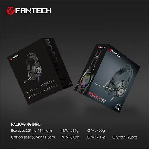 FANTECH HG28 PORTAL 7.1 Over-Ear Gaming Headset - Image 5