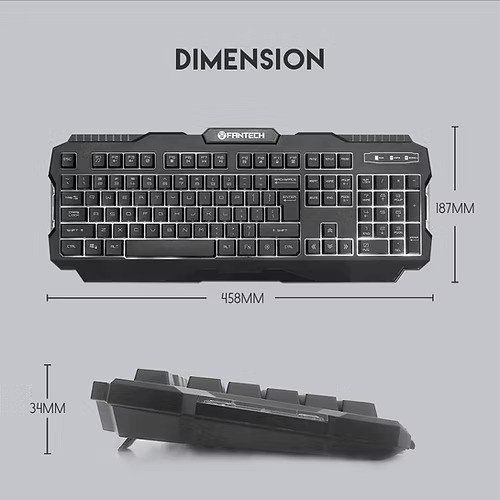 FANTECH K511 HUNTER PRO Gaming Keyboard - Image 4