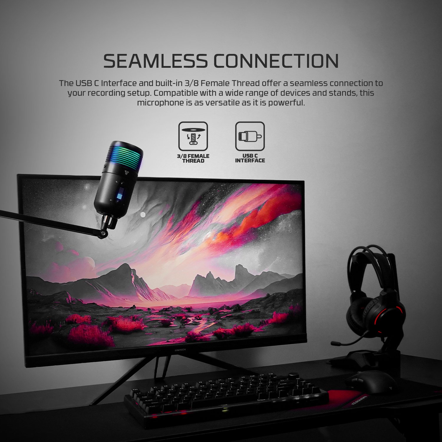 FANTECH MCX03 LEVIOSA MAX CONDENSER Microphone - Image 4