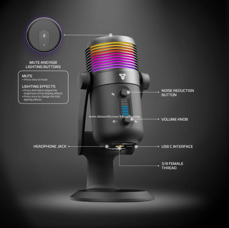 FANTECH MCX03 LEVIOSA MAX CONDENSER Microphone - Image 5