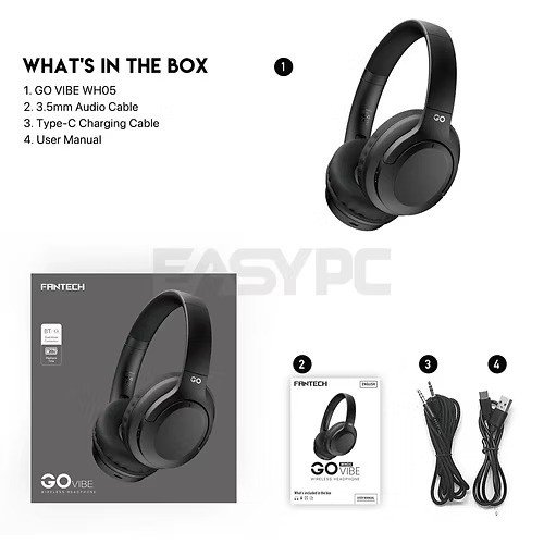 FANTECH GO VIBE WH05 Wireless Headset - Image 4