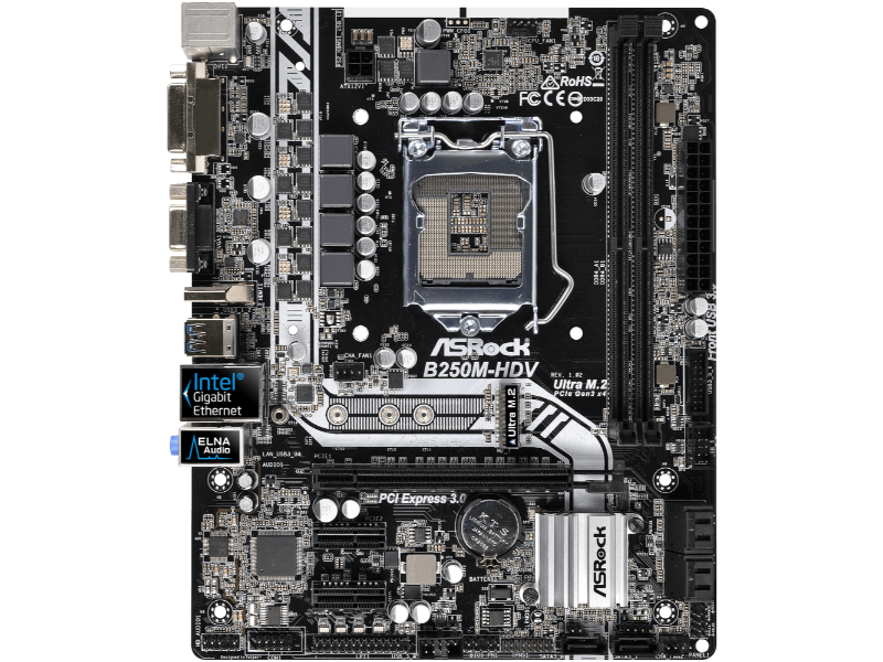 ASRock B250M-HDV Motherboard