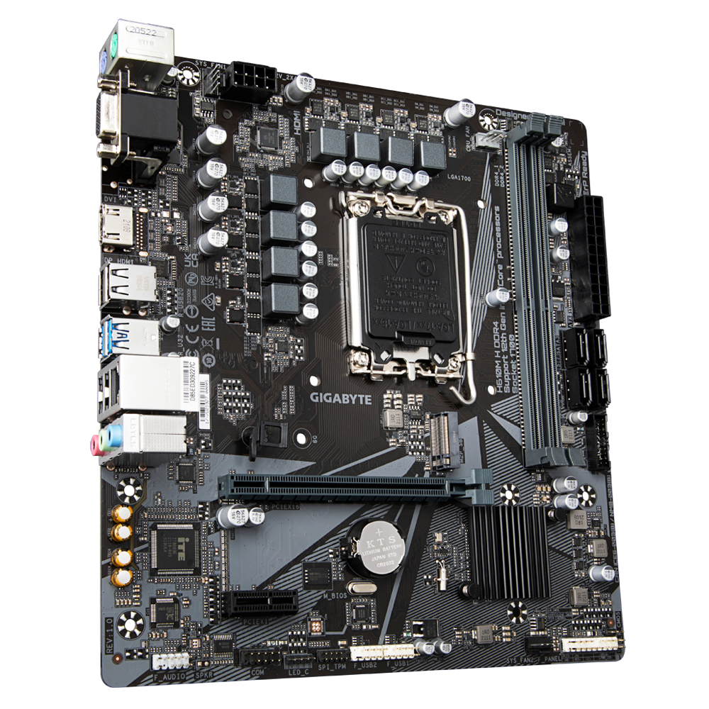 Gigabyte H610M K DDR4 Motherboard - Image 2
