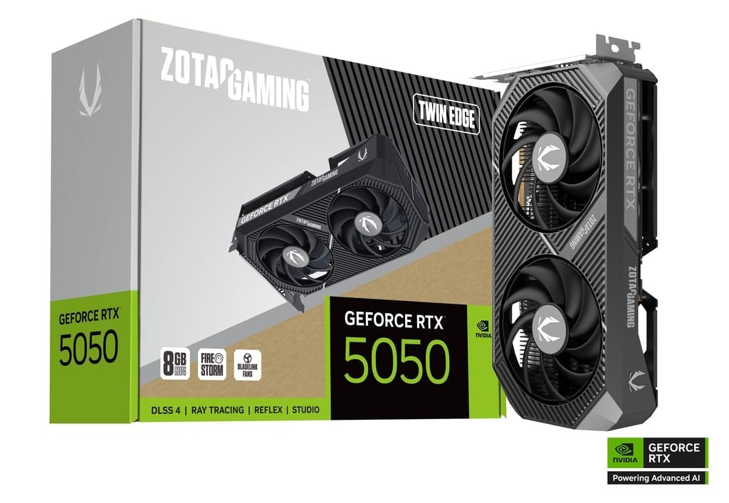 ZOTAC GAMING GeForce RTX 5050 Twin Edge 8GB