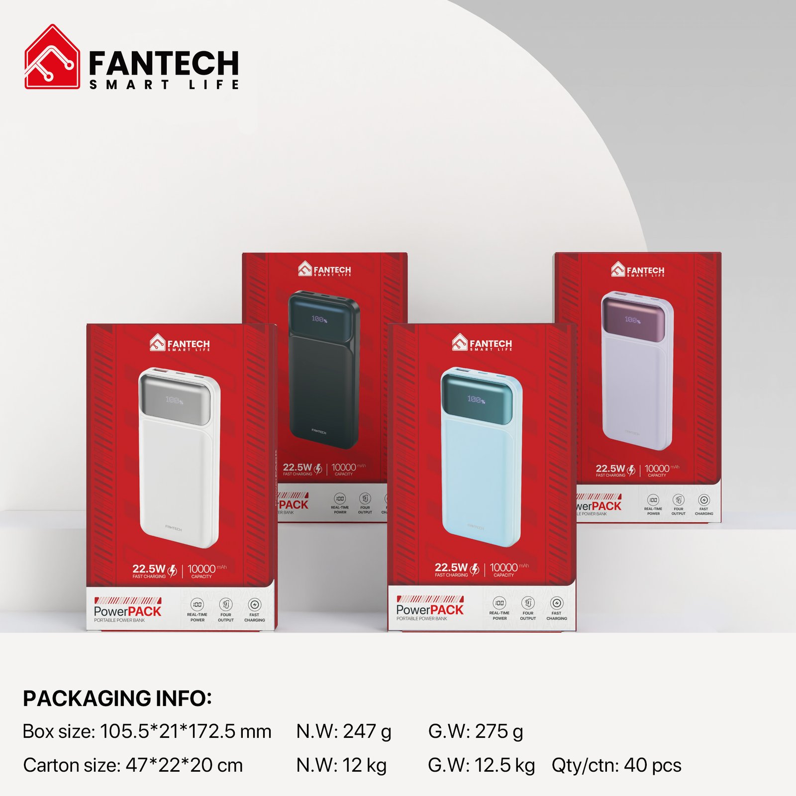 FANTECH T2 Portable Power Bank - Image 2
