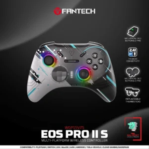 FANTECH EOS PRO II WGP15 V2 WIRELESS Gaming Controller GEMINUS BLACK