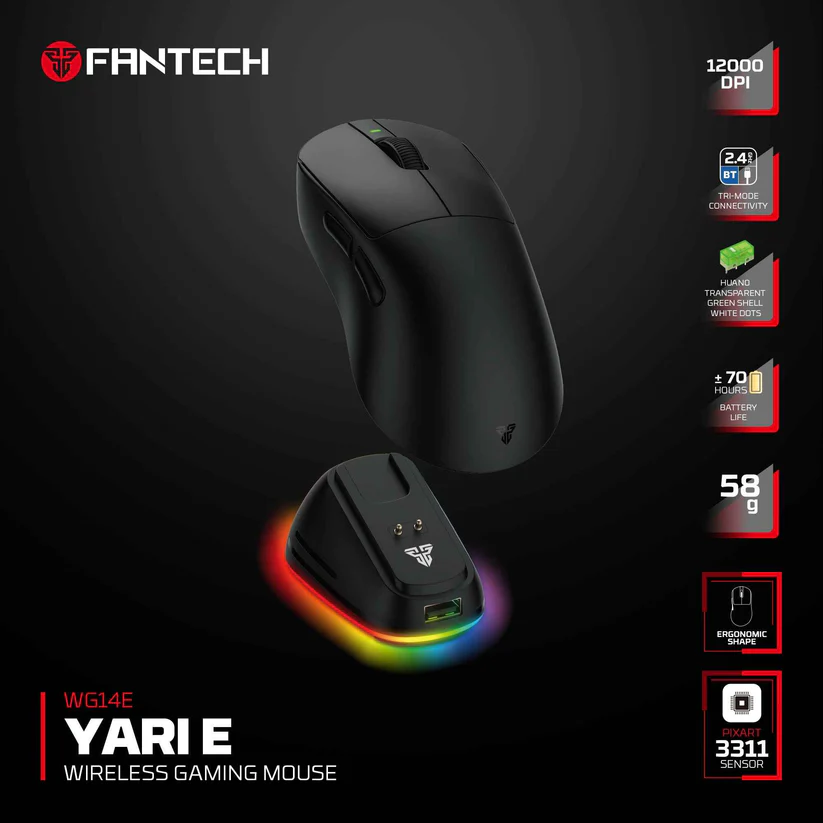Fantech YARI E WG14E Wireless Gaming Mouse
