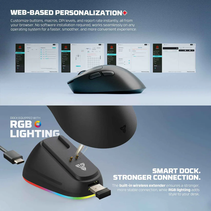 Fantech YARI E WG14E Wireless Gaming Mouse - Image 5