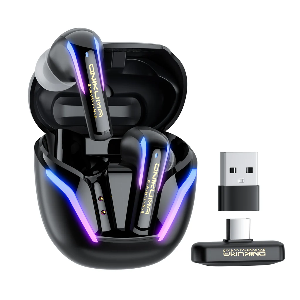 ONIKUMA T27 2.4G Wireless Gaming Earbuds with ENC