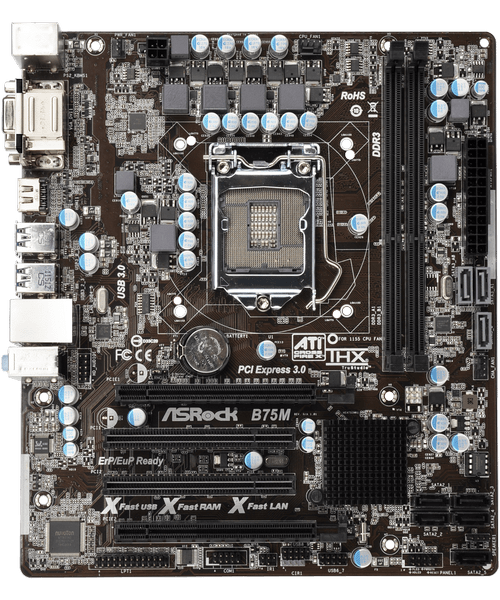 ASRock B75M Used Motherboard