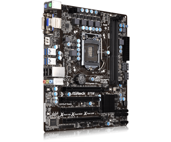 ASRock B75M Used Motherboard - Image 2