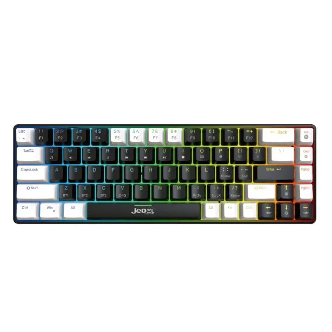 JEDEL WKL-66 TRIPLE MODE RGB MECHANICAL KEYBOARD