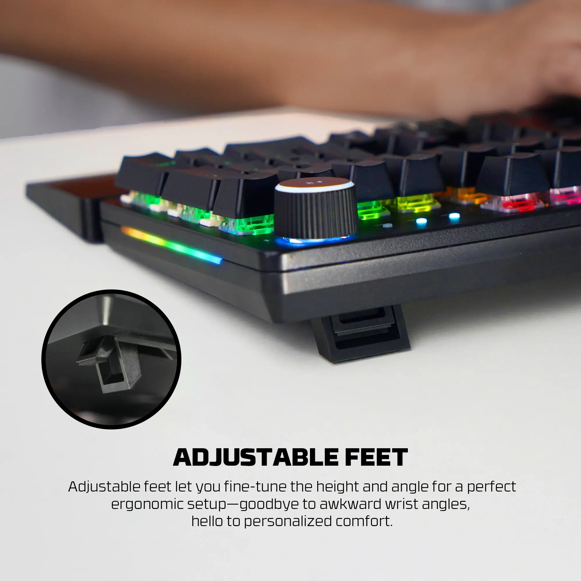 Fantech MK894 Maxpower II Mechanical Gaming Keyboard Black (Double-Shot ABS) - Image 4