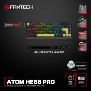 FANTECH MK922 ATOM HE68 PRO Wireless Gaming Keyboard