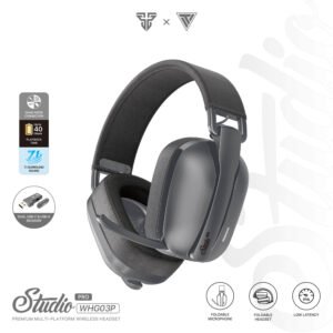 FANTECH STUDIO PRO WHG03 7.1 SURROUND SOUND BLUETOOTH & WIRELESS GAMING HEADSET – GREY
