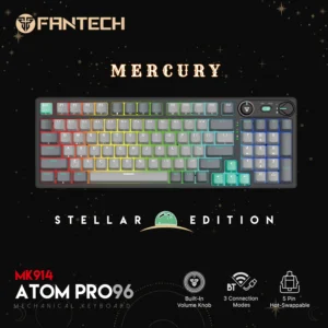 FANTECH ATOM PRO96 MK914 MECHANICAL GAMING KEYBOARD - MERCURY EDITION