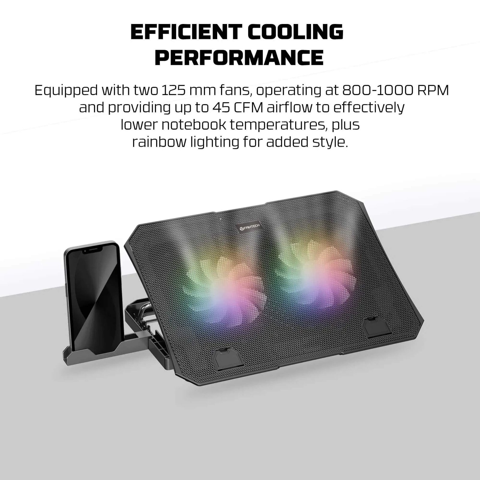 FANTECH NC14 NOTEBOOK COOLER LAPTOP COOLING PAD - Image 2