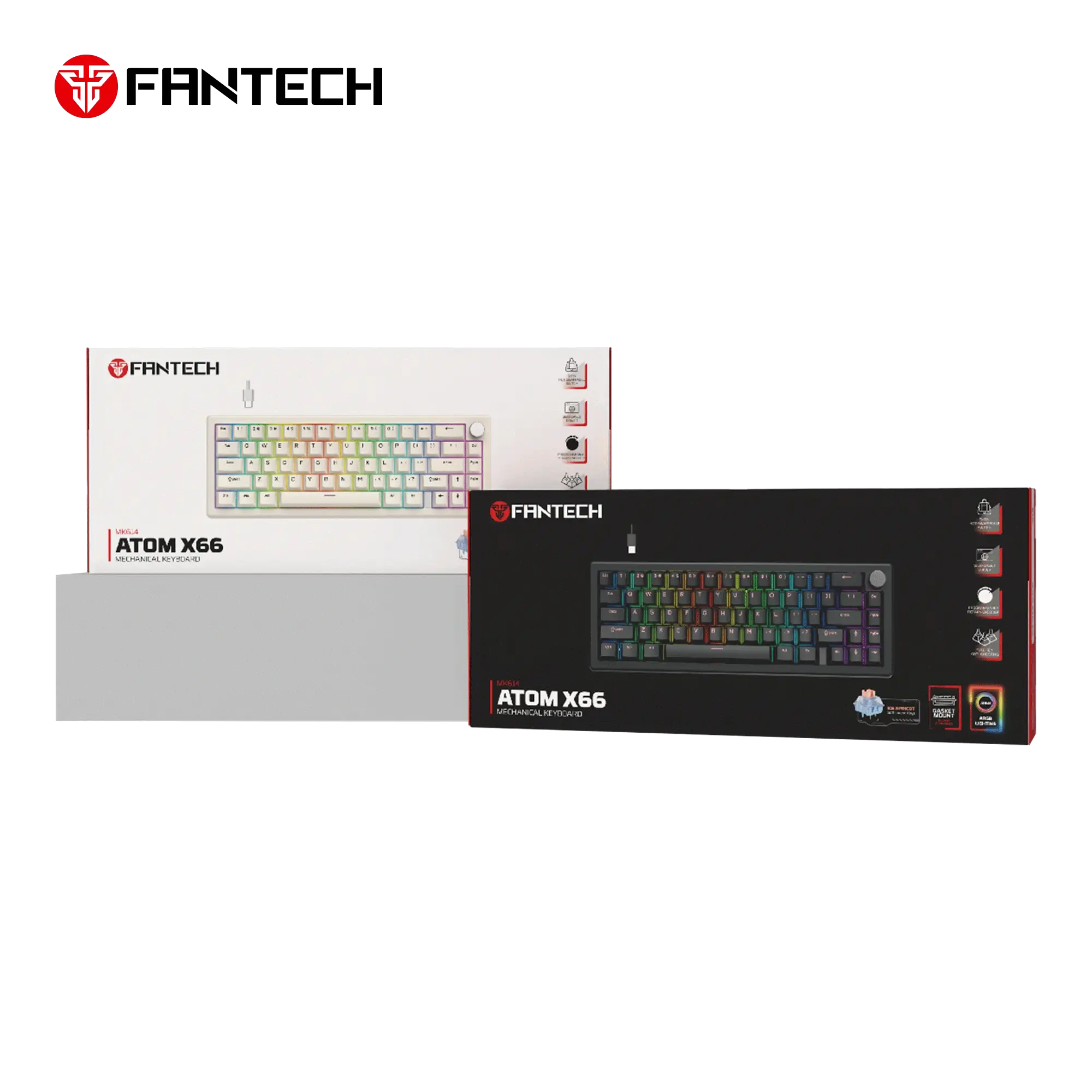 Fantech Atom X66 Mk614 Mechanical Gaming Keyboard - Image 6