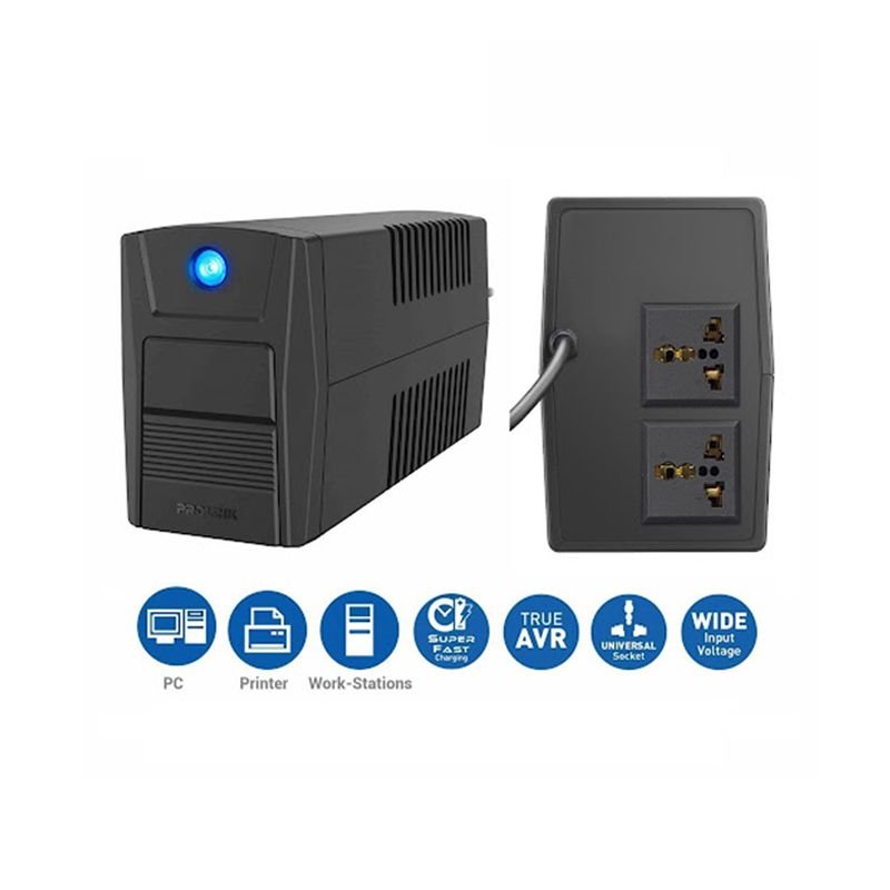 PROLINK 650VA PRO701SFC Line Interactive UPS - Image 2